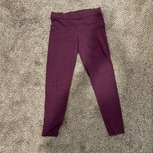 PINK Victoria's Secret Maroon Leggings